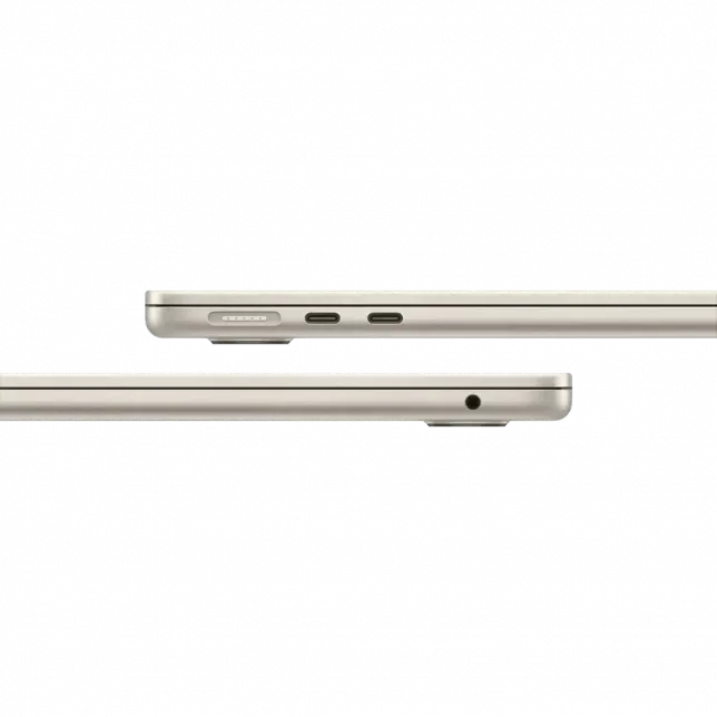 Apple MacBook Air 13 Retina, Starlight, 512GB, 10 CPU / 8 GPU, 16GB RAM with Apple M5 (2026) (MDHA4)