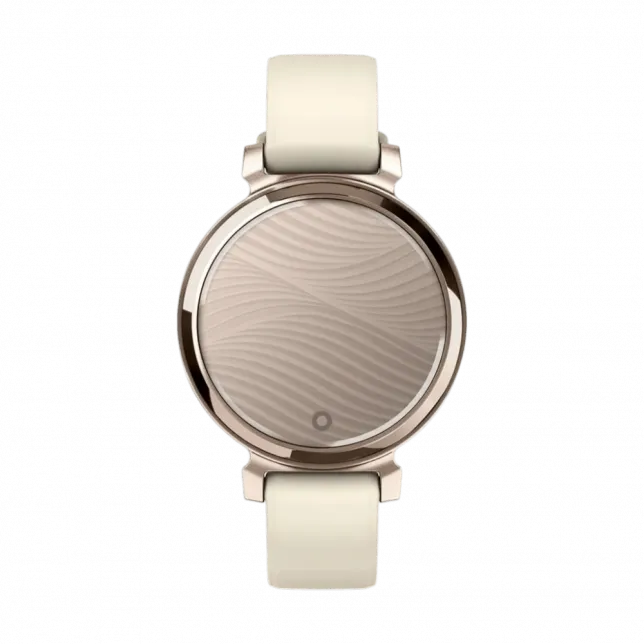 Смарт-годинник Garmin Lily 2 Sport Cream Gold з Coconut світло-бежевим силіконовим ремінцем