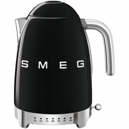 Чайник електричний з регулятором температури Smeg (Black)