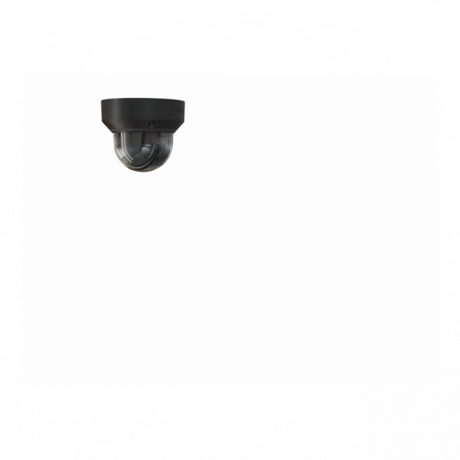 IP-камера дротова Ajax DomeCam HLVF 5 MP Black, 2.8–12 мм, PoE, True WDR, IP65, ІЧ 40 м, LED 25 м, аудіо, кут огляду 32° до 100°, чорна, 126284.214.BL1