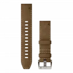 Ремінець QuickFit 22мм, Tundra/Black коричневий гібридний шкіряний/каучуковий