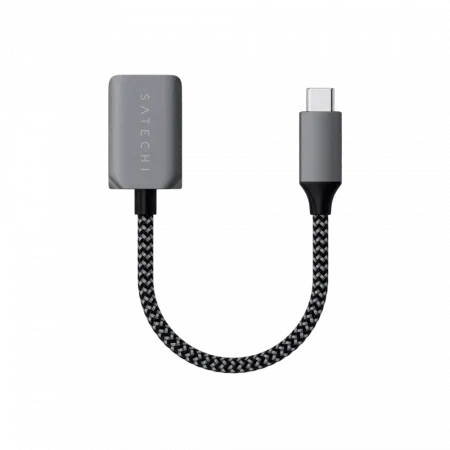 Перехідник Satechi USB-C to USB 3.0 Adapter Cable Space Gray