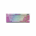 Клавіатура механічна MSI FORGE GK600 TKL W VIOLET UA 83key, mechanical Linear, USB-A, Wireless, Bluetooth, EN/UKR/RU, RGB, фіолетовий