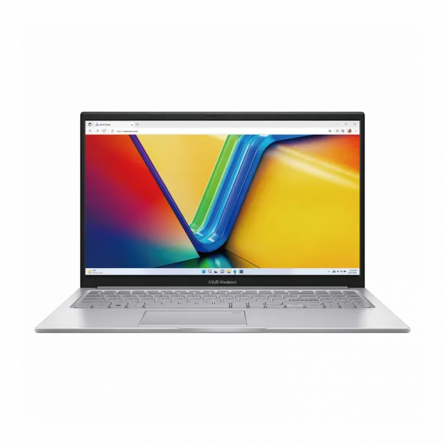 Ноутбук ASUS Vivobook 15 X1504MA-BQ131W 15.6" FHD IPS, Intel 7 350U, 16GB, F1TB, UMA, Win11, Сріблястий