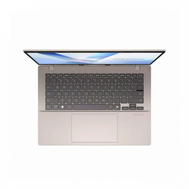 Ноутбук ASUS Vivobook 14 M1407KA-LY142 14" WUXGA IPS, AMD AI 5 330, 16GB, F512GB, UMA, NoOS, Золотистий
