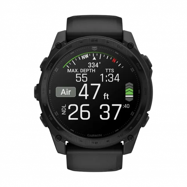 Смарт-годинник Garmin Tactix 8 51 мм AMOLED З балістичним калькулятором Applied Ballistics Ultralightght