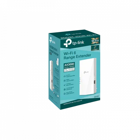 Розширювач покриття WiFi TP-LINK RE700X AX3000, 1хGE, MESH