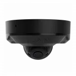 IP-Камера дротова Ajax DomeCam Mini HL black, 5мп, 4мм, гібридне підсвічування IR 15м, білий Led 15м, Poe, True WDR, IP 65, ІЧ 15м, аудіо, кут огляду 75° до 85°, міні купольна, чорна