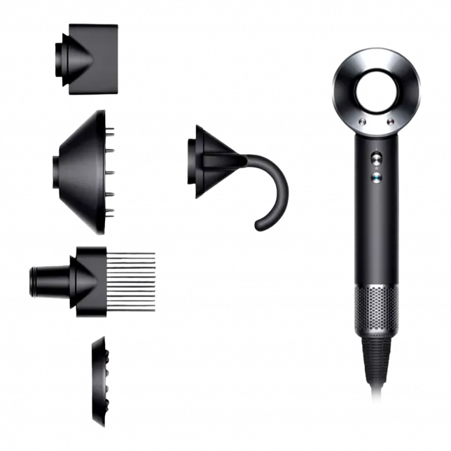 Фен для волосся Dyson Supersonic HD07 (Black/Nickel)