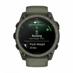 Смарт-годинник Garmin Tactix 8 51 мм AMOLED, Cerakote Coating З балістичним калькулятором Applied Ballistics Ultralight, з покриттям Olive Drab хакі Cerakote