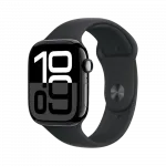 б/у Apple Watch Series 10 GPS 42mm Jet Black Aluminum Case with Black Sport Band - S/M