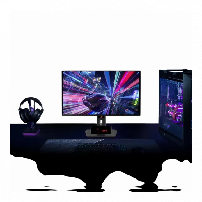 Монітор Asus 26.5" ROG Strix XG27ACDNG 2xHDMI, DP, USB-C, 3xUSB, OLED, 2560x1440, 360Hz, 0.03ms, DCI-P3 99%, G-SYNC, FreeSync, Pivot, HDR400