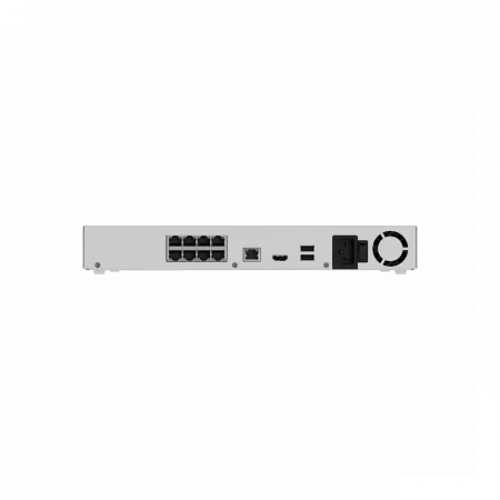 Мережевий відеореєстратор Ajax NVR H2D8PAC 16 white, HDMI 4K, 2 HDD, 8 PoE, 16 каналів, білий, 140915.122.WH1