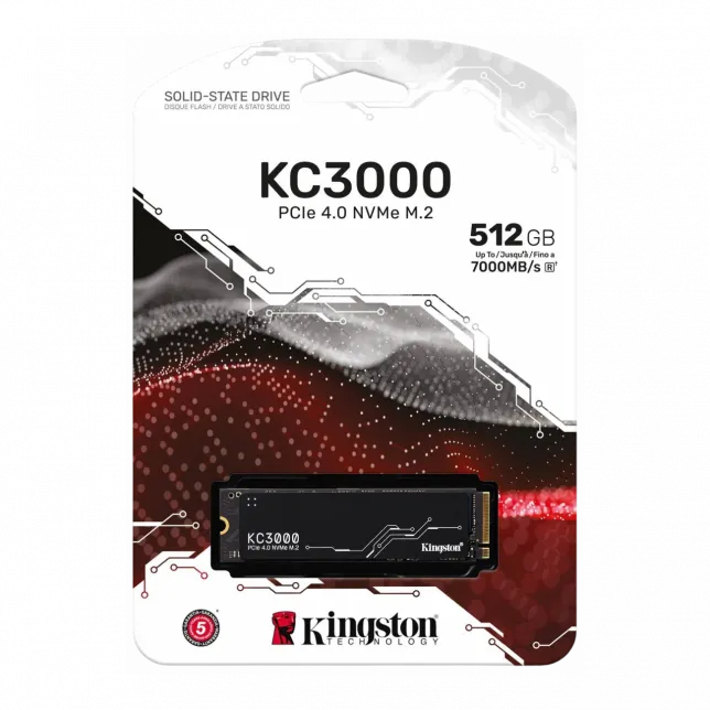 Накопичувач SSD Kingston M.2  512GB PCIe 4.0 KC3000