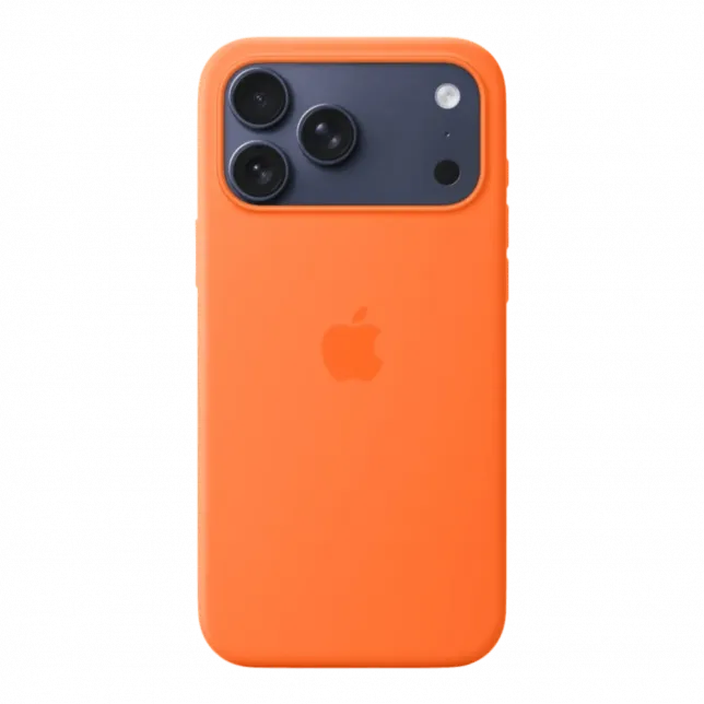 Чохол Apple Silicone Case with Magsafe для iPhone 17 Pro (Orange)