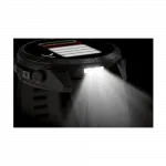 Смарт-годинник Garmin Fenix 9 Pro 51мм, Carbon Gray DLC Titanium з Black/Pebble Grey чорним/темно-сірим силіконовим ремінцем