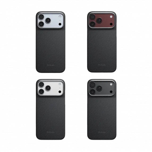 Чохол Pitaka Edge Ultra-Slim Twill Black/Grey для iPhone 18 Pro/17 Pro