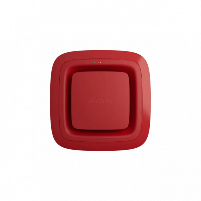 Датчик пожежний звуковий Ajax EN54 FireProtect Sounder red, Jeweller, EN54, бездротовий, червоний