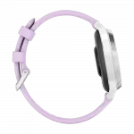 Смарт-годинник Garmin Lily 2 Active Silver з Purple Jasmine бузковим силіконовим ремінцем