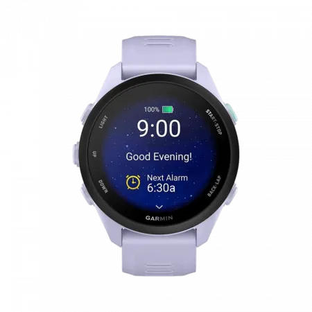 Смарт-годинник Garmin Forerunner 70 Cool Lavender з бузковим силіконовим ремінцем