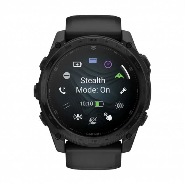 Смарт-годинник Garmin Tactix 8 51 мм AMOLED З балістичним калькулятором Applied Ballistics Ultralightght