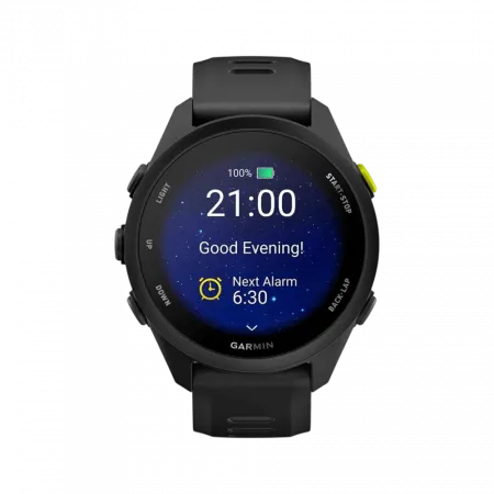 Смарт-годинник Garmin Forerunner 70 Black з чорним ремінцем