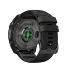 Смарт-годинник Garmin Fenix 9  51мм, Carbon Grey DLC Titanium з Black чорним силіконовим ремінцем