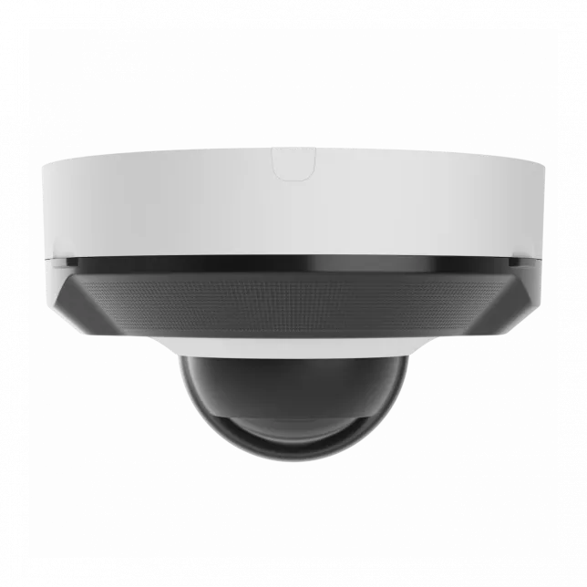 IP-Камера дротова Ajax DomeCam Mini HL white, 8мп, 2.8мм, гібридне підсвічування IR 15м, білий Led 15м, Poe, True WDR, IP 65, ІЧ 15м, аудіо, кут огляду 100° до 110°, міні купольна, біла
