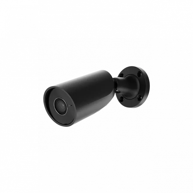 IP-Камера дротова Ajax BulletCam, 5мп, 4мм, Poe, True WDR, IP 65, ІЧ 35м, аудіо, кут огляду 75°до 85°, вулична, чорна