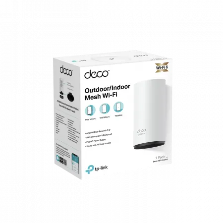 Система WiFi-Mesh TP-LINK Deco X50 AX3000, 2xGE LANWAN, 1мод, зовнішня