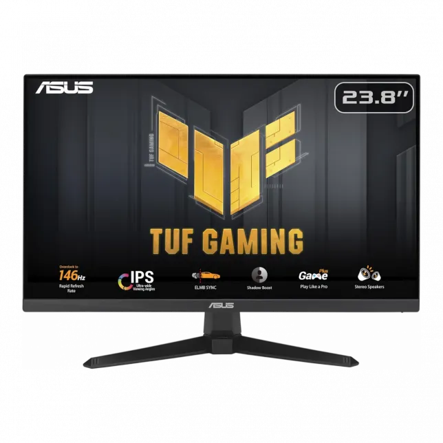 Монітор Asus 23.8" TUF Gaming VG249QE5A HDMI, DP, MM, IPS, 146Hz, 1ms, sRGB 125%, AdaptiveSync