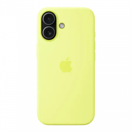 Чохол Apple Silicone Case with Magsafe для iPhone 17 (Neon Yellow)