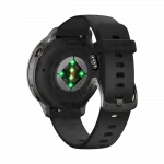 Смарт-годинник Garmin Venu 4 41 мм Slate з Black чорним силіконовим ремінцем