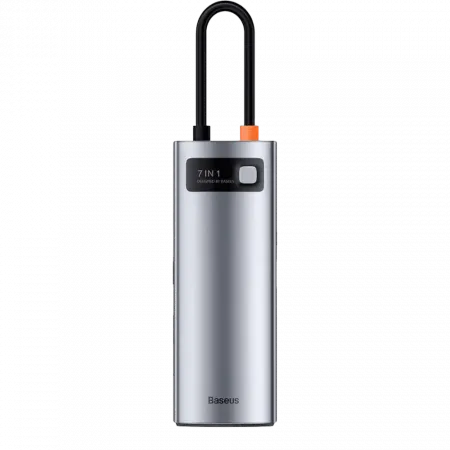 Перехідник Baseus HUB 7-in-1 Space Gray