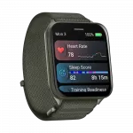 Смарт-годинник Garmin Venu X1 Moss хакі з титановим корпусом та Moss хакі нейлоновим ремінцем ComfortFit