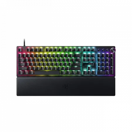 Клавіатура механічна Razer Huntsman V3 Pro 8KHz, 104key, Analog Optical Switch Gen-2, USB-A, EN, RGB, чорний
