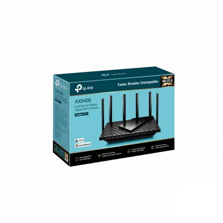 Маршрутизатор TP-LINK ARCHER AX73 AX5400, 4xGE LAN, 1xGE WAN, 1xUSB 3.0, MESH