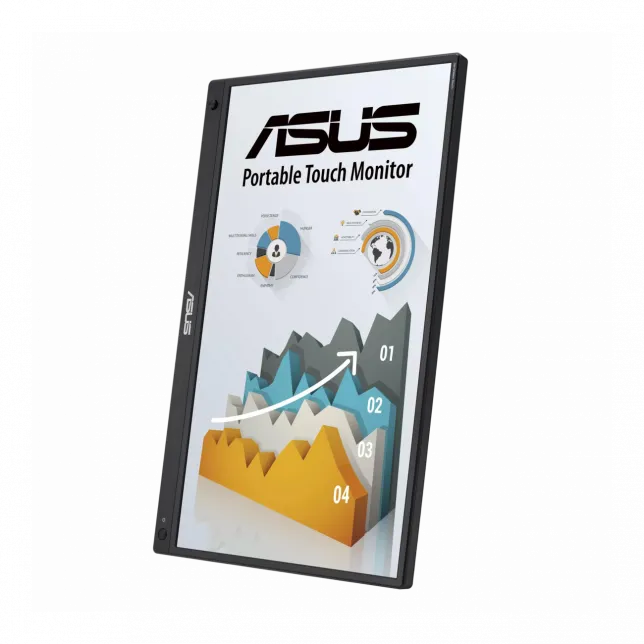 Монітор портативний Asus 15.6" ZenScreen MB16AHT mHDMI, 2xUSB-C, MM, IPS, Touch