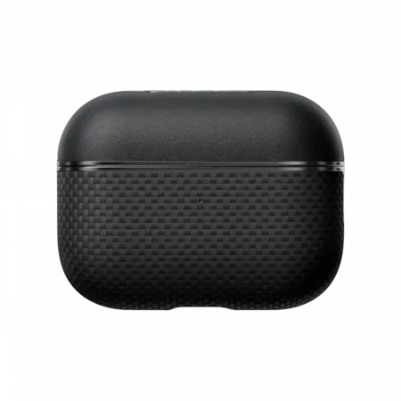 Магнітний чохол Pitaka Aramid Fiber Magnetic Case Plain Black/Grey для Airpods Pro 2nd Gen