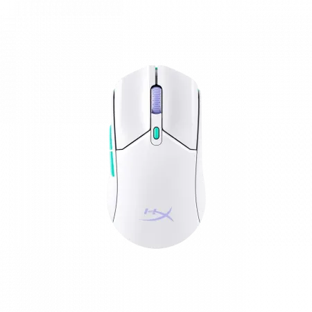 Миша HyperX Pulsefire Haste 2 Core, RGB, WL/BT, білий