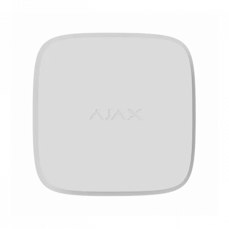 Пожежний датчик аналізу температури та чадного газу Ajax FireProtect 2 RB Heat CO, змінна батарея, jeweller, бездротовий, білий