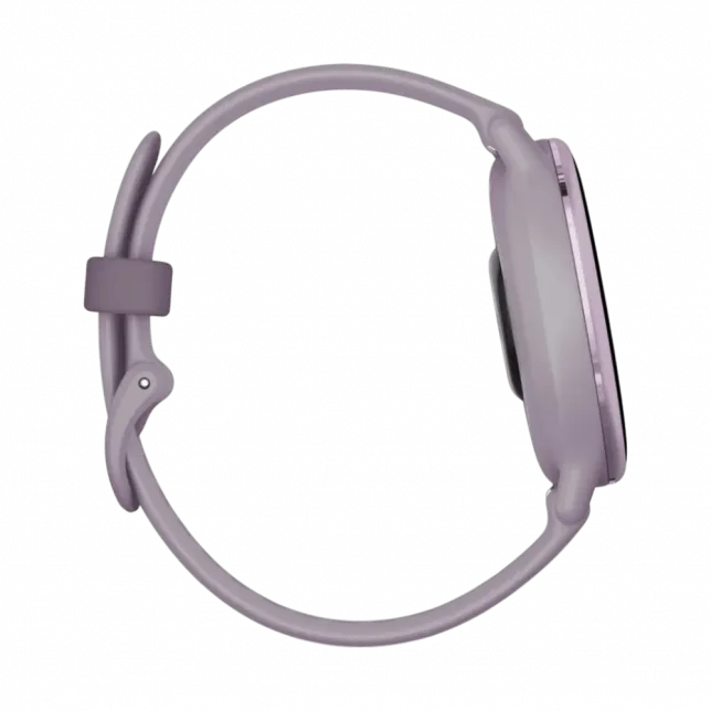 Смарт-годинник Garmin Vivoactive 5 Metallic Orchid Aluminum Bezel з бузковим корпусом Orchid та силіконовим ремінцем