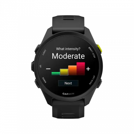 Смарт-годинник Garmin Forerunner 70 Black з чорним ремінцем