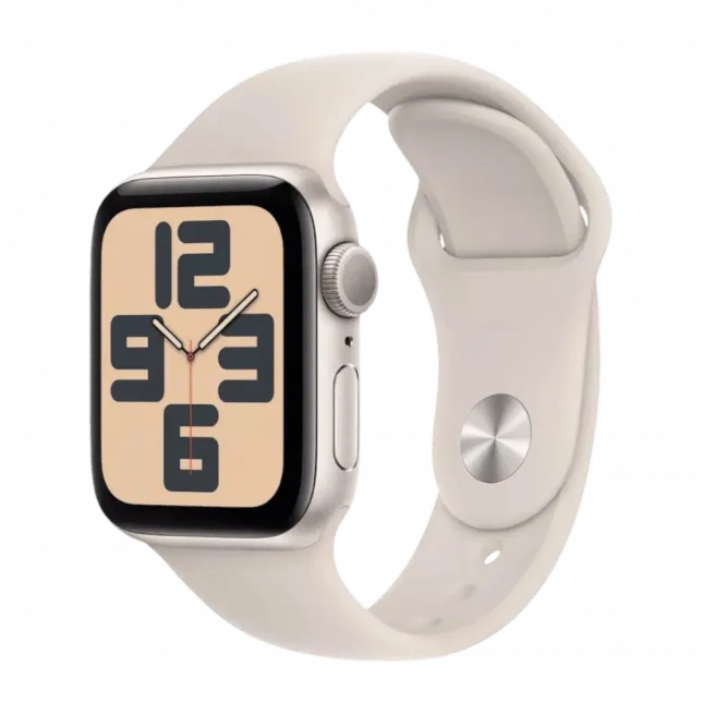 б/у Apple Watch SE 2 GPS 40mm Starlight Aluminum Case with Starlight Sport Band - S/M 2023