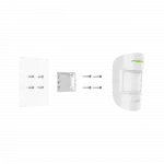 Комплект охоронної сигналізації Ajax StarterKit 2, hub2, motionprotect, doorprotect, spacecontrol, jeweller, бездротовий, білий