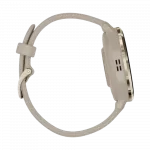 Смарт-годинник Garmin Venu 3S Soft Gold Stainless Steel Bezel з French Gray сірим корпусом та силіконовим ремінцем