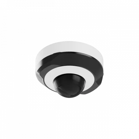 IP-Камера дротова Ajax DomeCam Mini, 5мп, 2.8мм, Poe, True WDR, IP 65, ІЧ 30м, аудіо, кут огляду 100° до 110°, міні купольна, біла