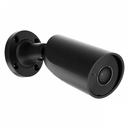 IP-Камера дротова Ajax BulletCam, 5мп, 2.8мм, Poe, True WDR, IP 65, ІЧ 35м, аудіо, кут огляду 100°до 110°, вулична, чорна
