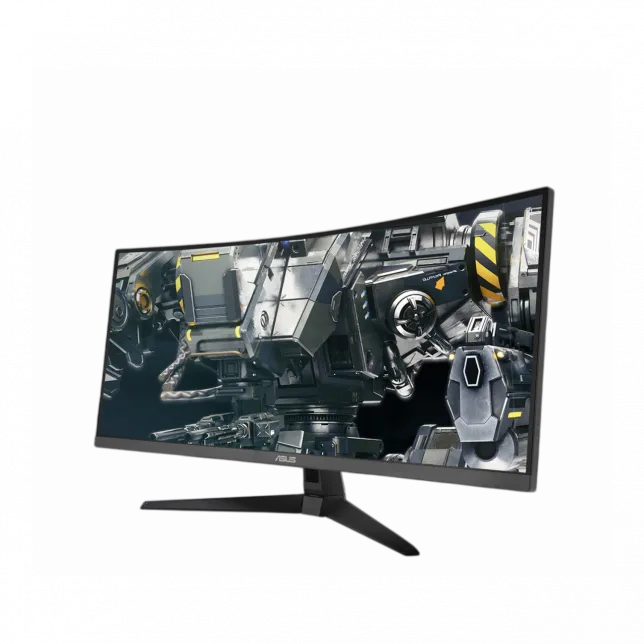 Монітор Asus 34" TUF Gaming VG34VQ3B 2xHDMI, 2xDP, 4xUSB, MM, VA, 3440x1440, 21:9, 180Hz, 1ms, DCI-P3 90%, CURVED, FreeSync, HDR400