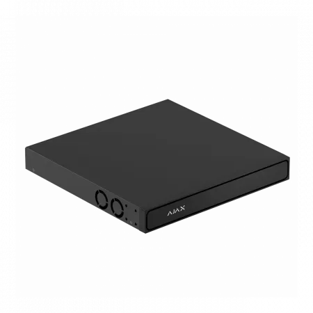 Мережевий відеореєстратор Ajax NVR H2DAC 8 black, HDMI 4K, 2 HDD, 8 каналів, чорний, 140908.122.BL1